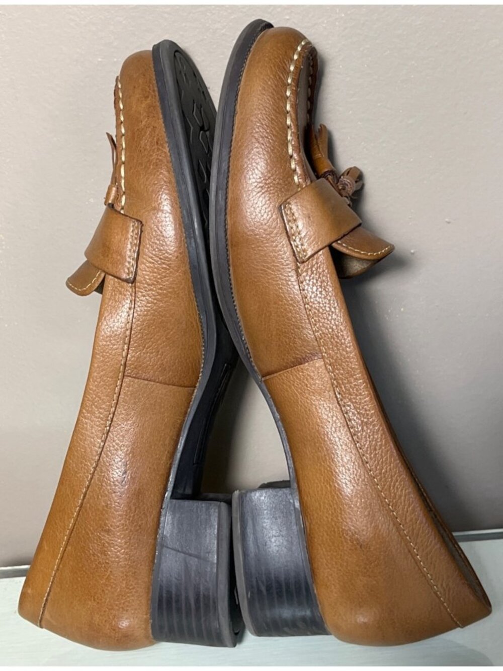 Naturalizer Barrie Loafers Leather Tan Tassel Comfort Preppy Capsule Shoes Wom 8 - Picture 6 of 9